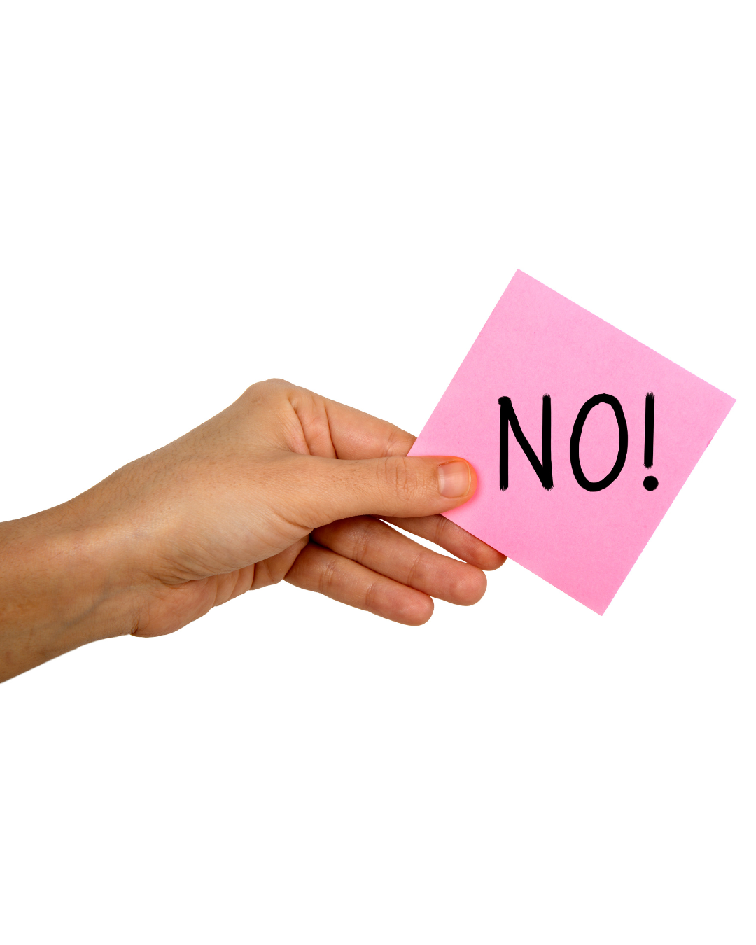 Aprende a decir NO - Therapist Gang, image size:1080x1350